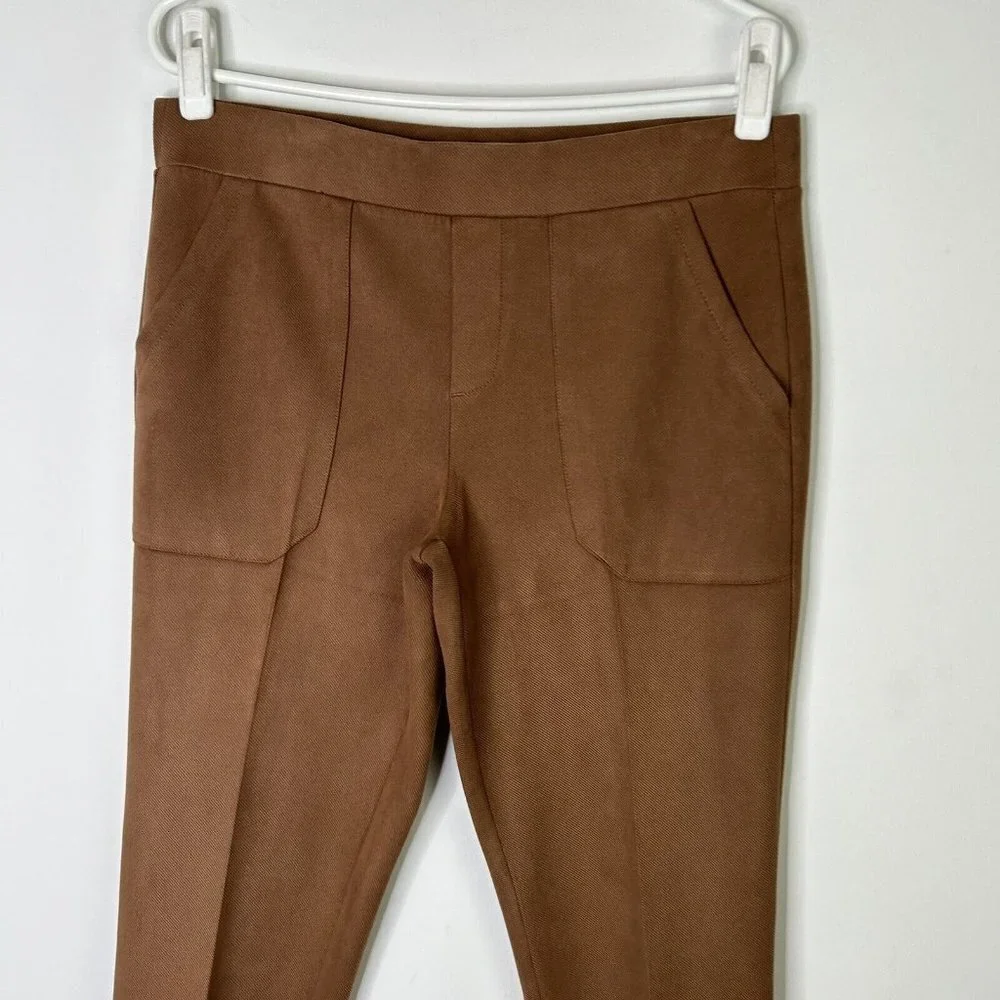 Democracy Brown Pull On Crop‎ Pants Size Medium
